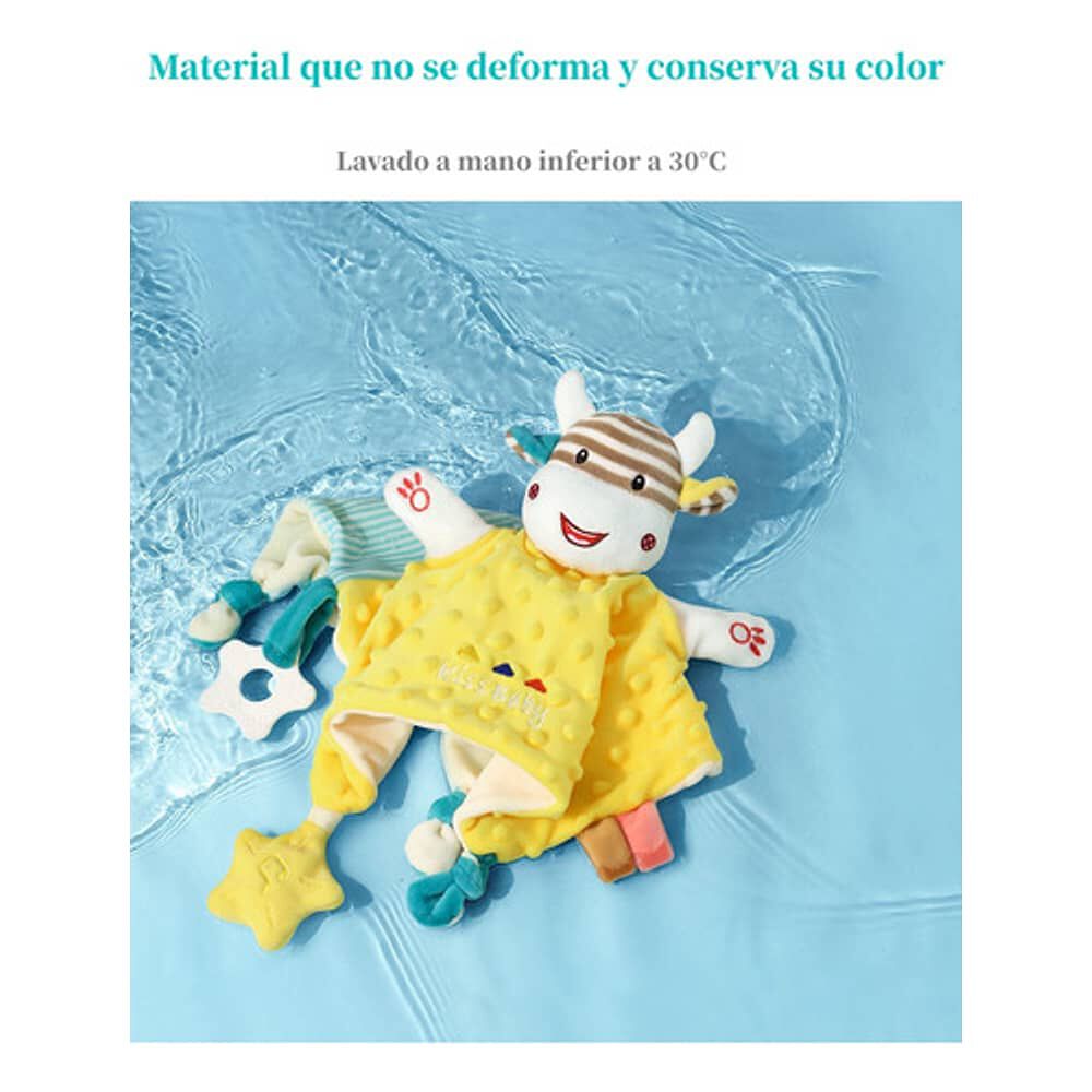 Peluche De Apego Sensorial Algod&oacute;n Elefante Lubabycas image number 9.0