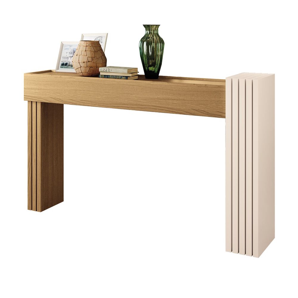 Arrimo Trento Freijo-off White 129x80x30 Cm image number 4.0