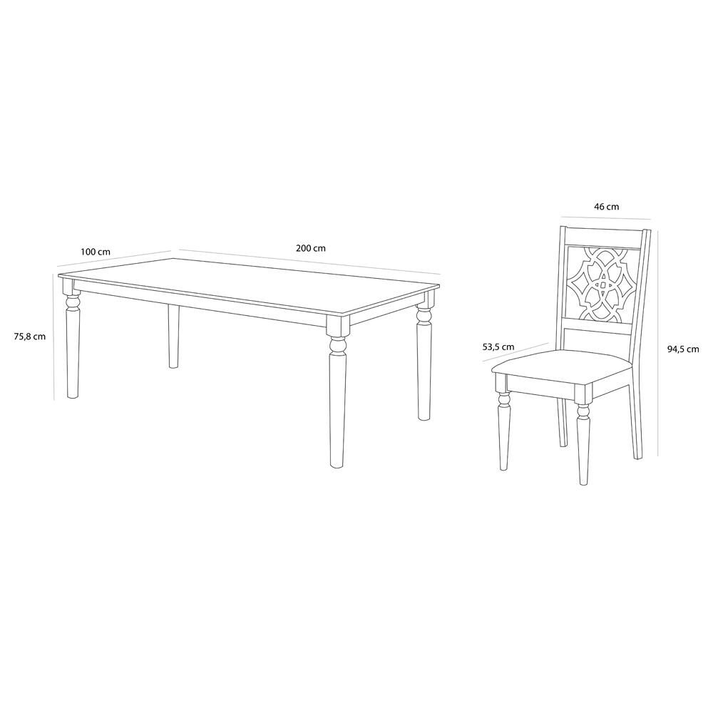 Juego De Comedor Casaideal Berna / 8 Sillas image number 5.0