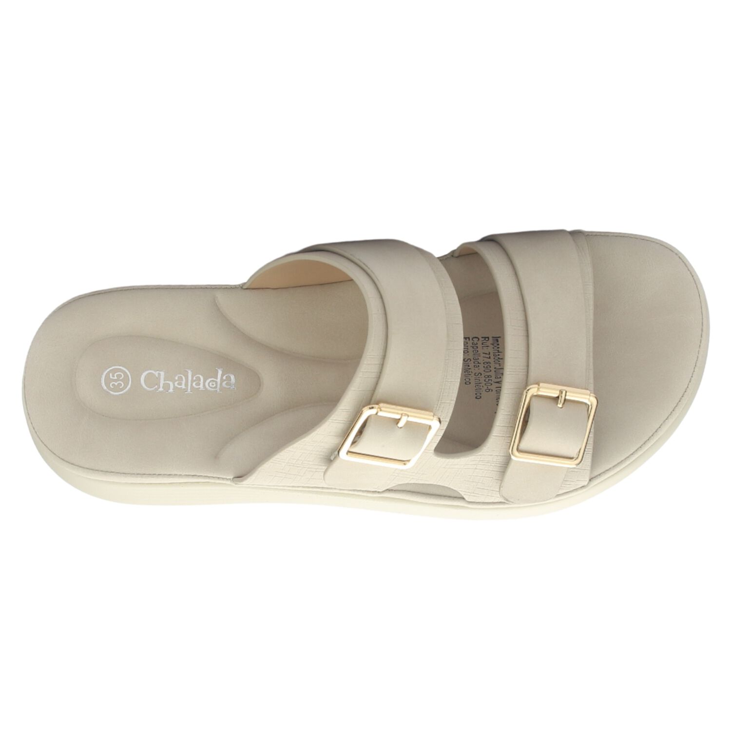 Sandalia Mujer Chalada Acaraye-1 Beige Casual image number 4.0