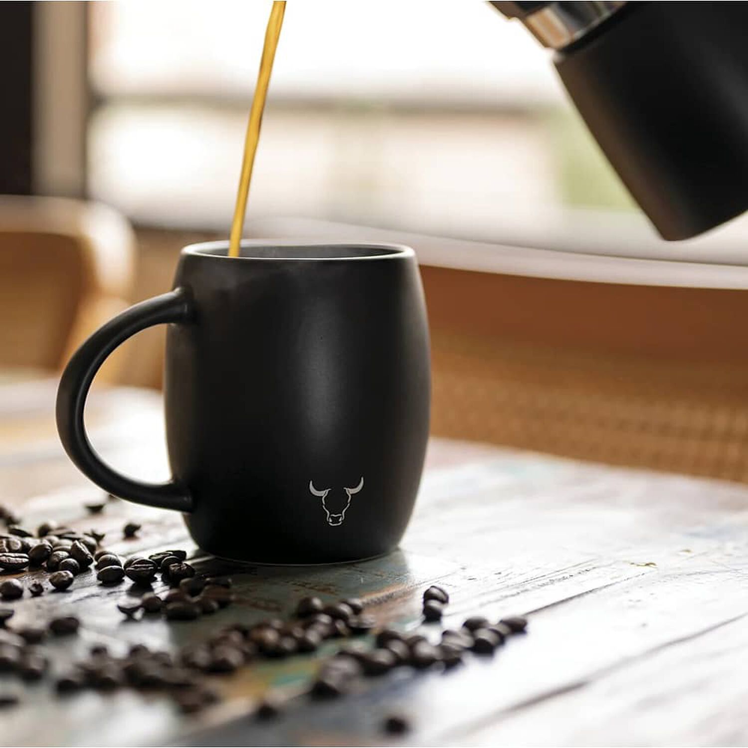 Taz&oacute;n Wayu 440ml Black Edition Mug Vaso Cafete Premium Coffee image number 5.0