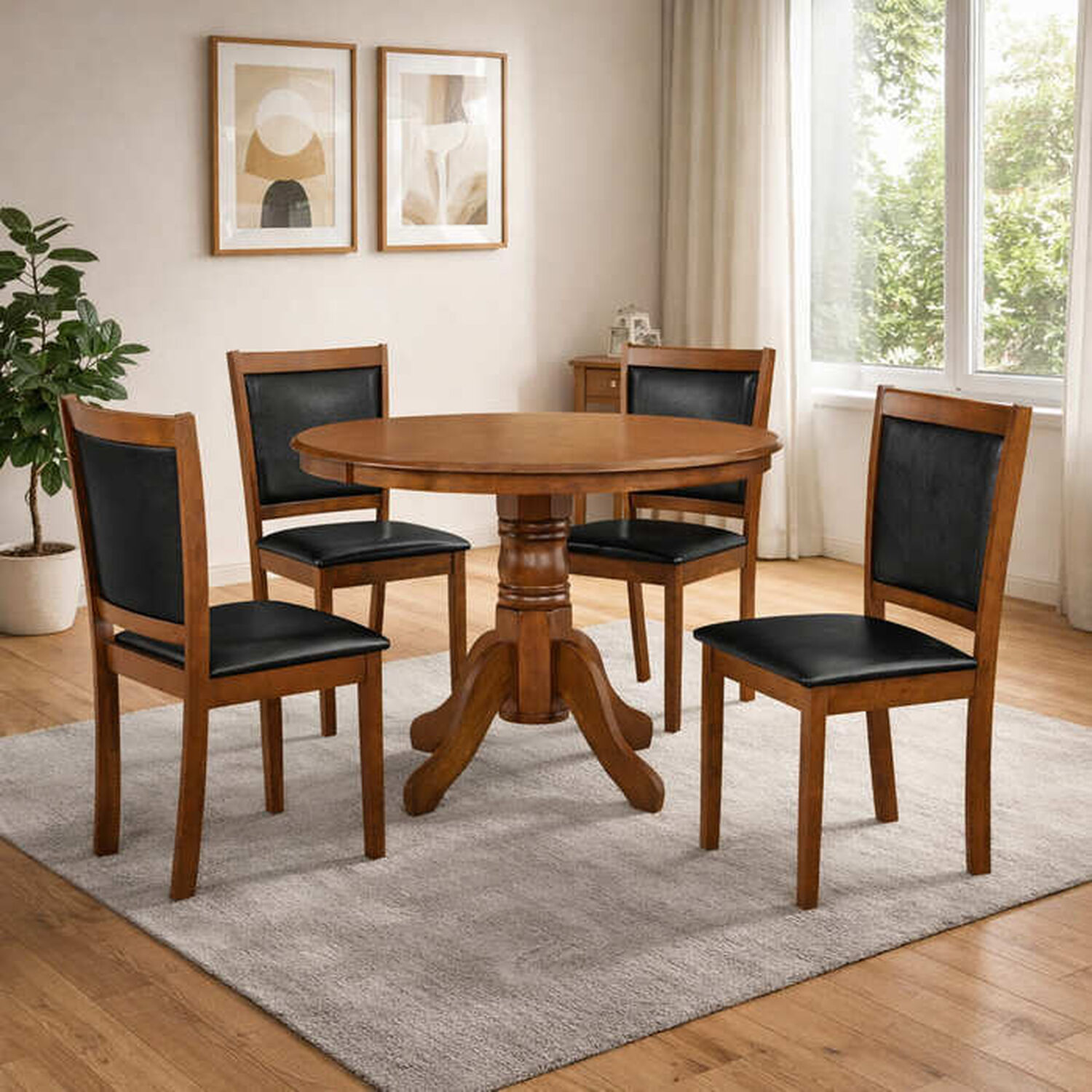 Juego De Comedor Casaideal Leonel / 4 Sillas image number 1.0