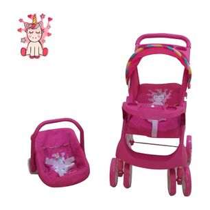 Juguete Coche Bebesit Travel Muñeca Unicornio