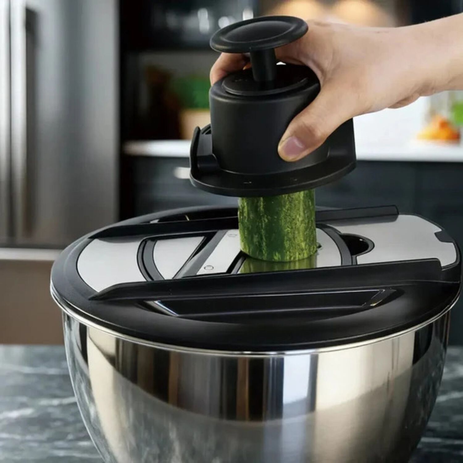 Centrifugador Y Mandolina Para Verduras Simple Cook image number 6.0