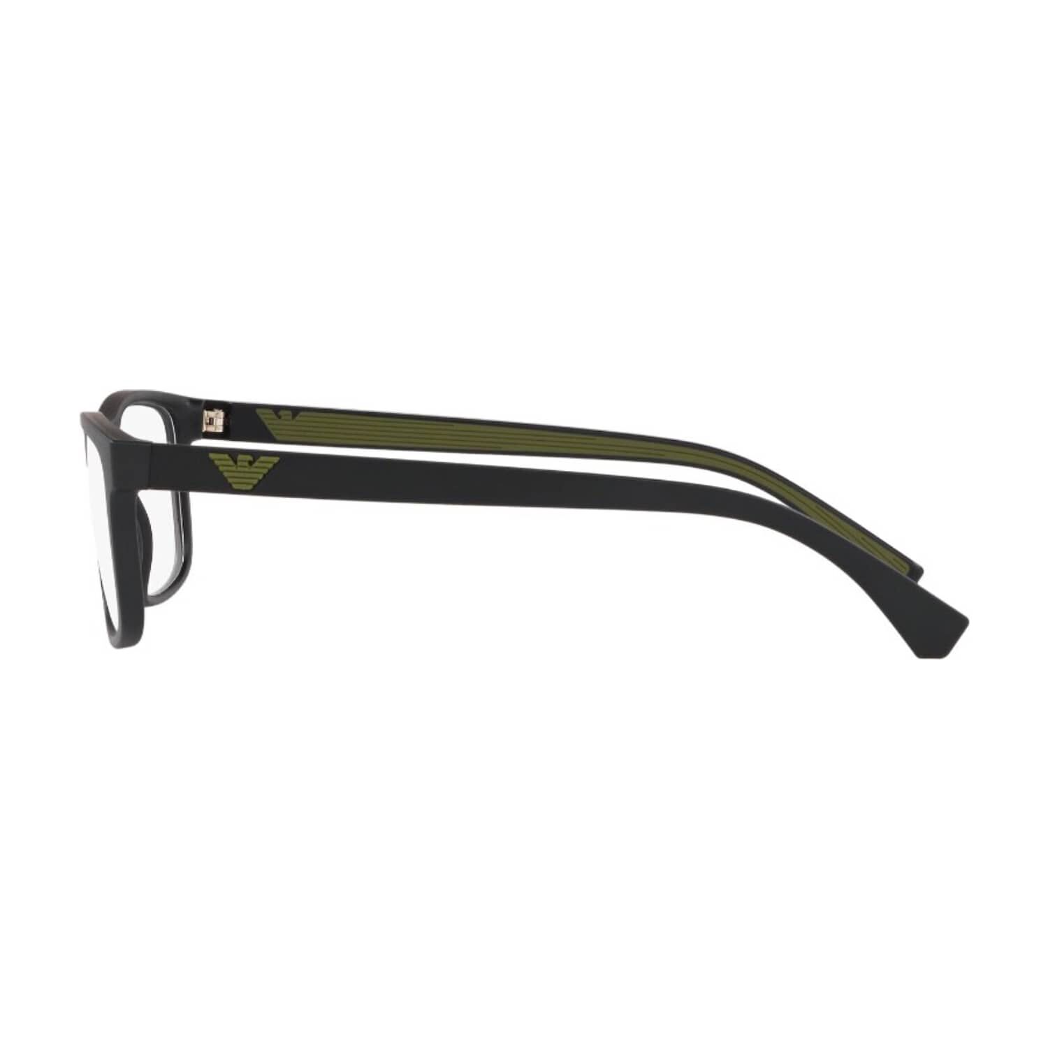 Lentes &Oacute;pticos Negro Mate Emporio Armani image number 2.0