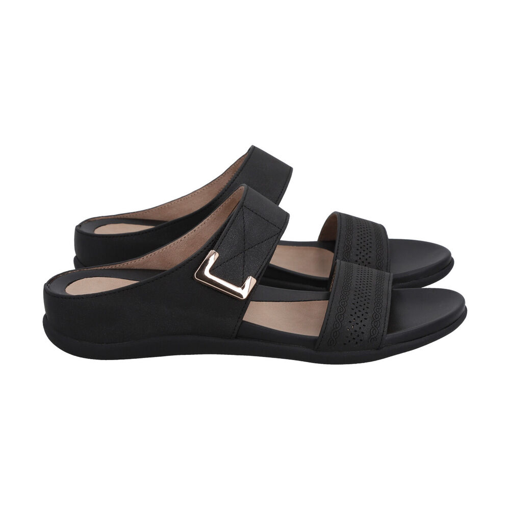 Sandalia Mujer Negro Sofi Police image number 2.0