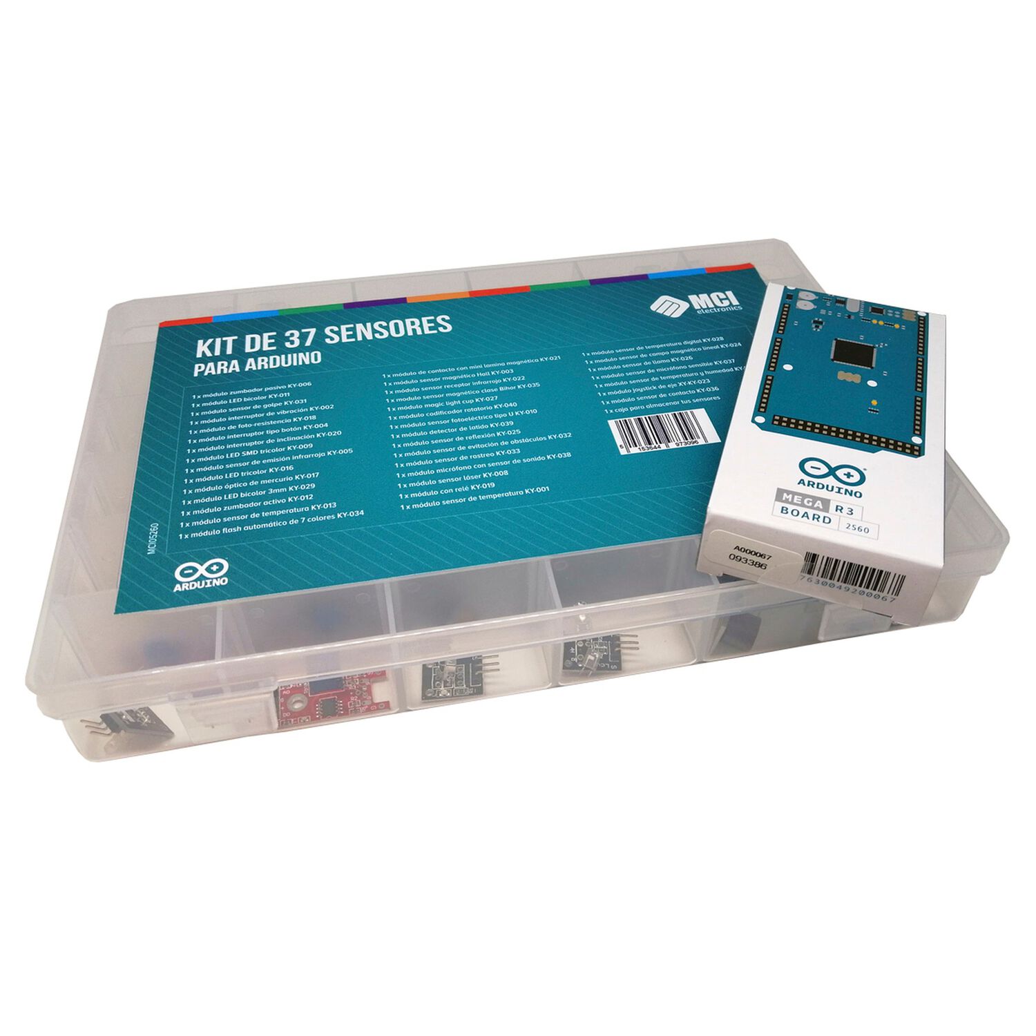 Arduino Mega + Kit De 37 Sensores image number 0.0