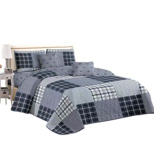 Cubrecama De Verano 1.5 Plazas Quilt + 1 Funda De Almohada Cobertor Delgado Cmv-47