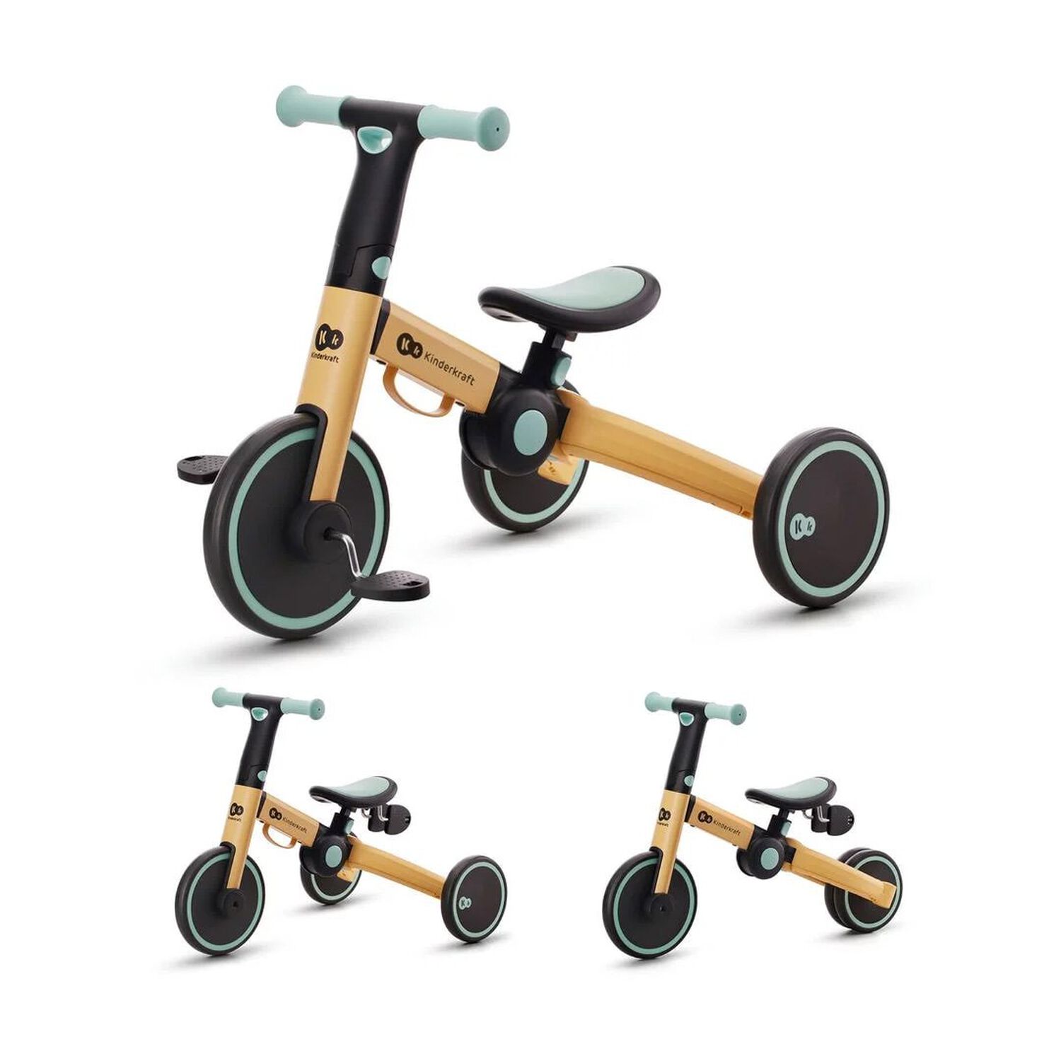 Triciclo 4trike 3en1 Sunflower Blue image number 7.0