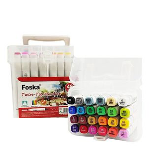 Set 48 Marcadores Doble Punta Colores