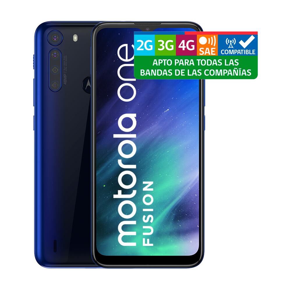 Smartphone Motorola One Fusion Azul / 128 Gb / Wom image number 9.0