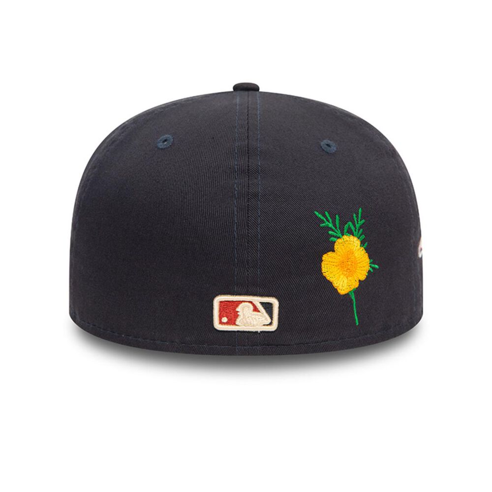 Gorra 59fifty Anaheim Angels Mlb Seasonal Flower Navy image number 4.0
