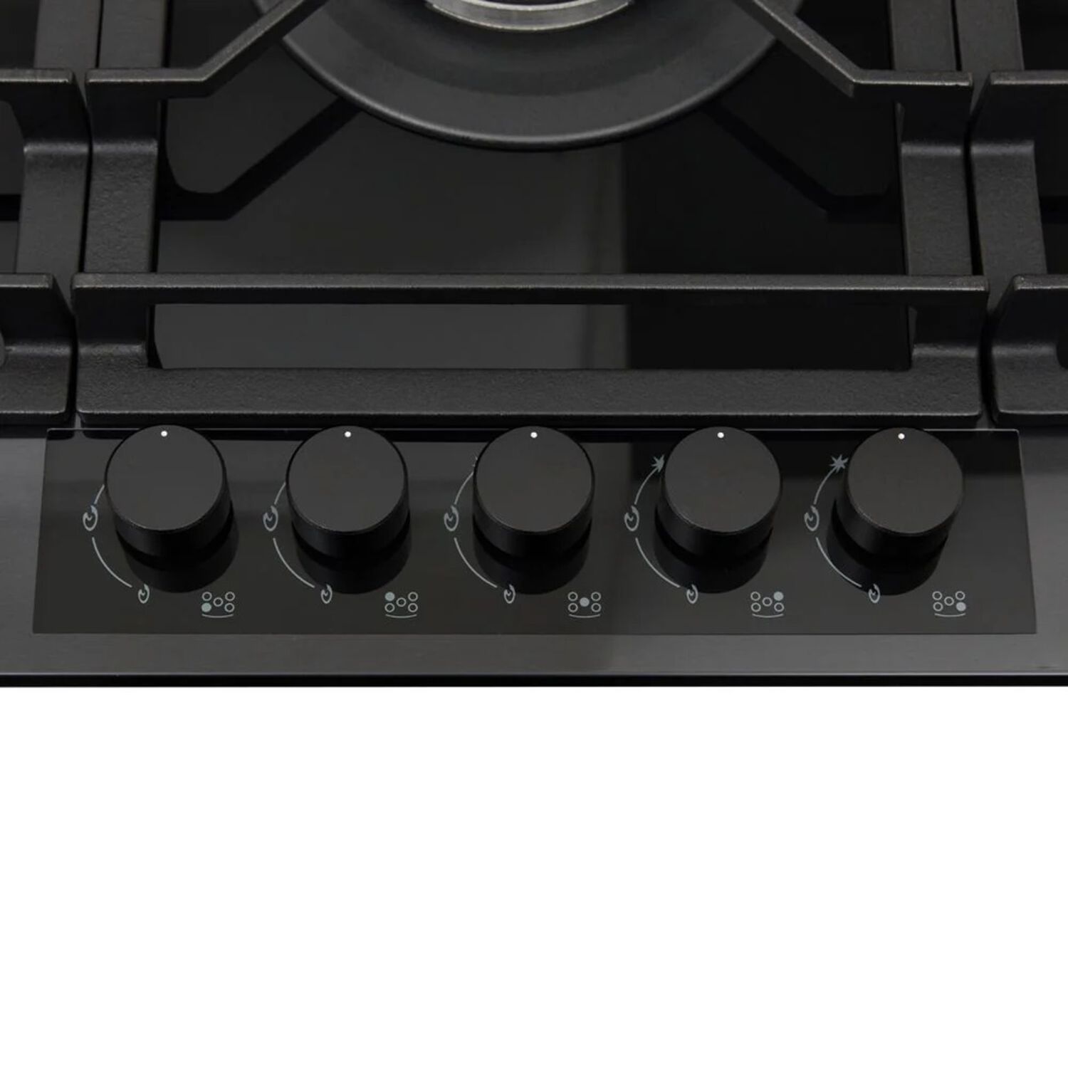 Encimera A Gas Nat Signature 5 Quemadores Black Matt Fdv image number 3.0