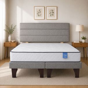 Cama Europea 2 Plazas 190 Rest Respaldo Atacama