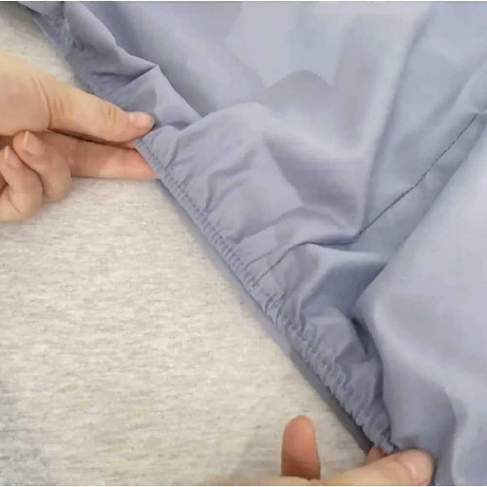 Juego De S&aacute;bana 2 Plazas 4 Piezas Celeste image number 2.0