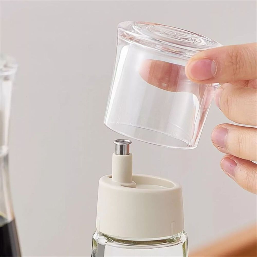Set 2 Botellas Aceite Vinagre 270ml Curves Vidrio Cocina image number 1.0