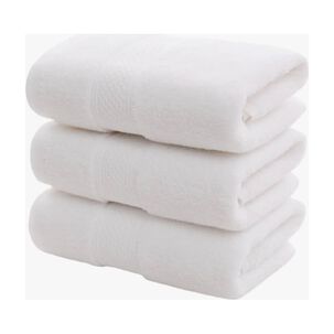 Set 4 Toallas Algodon Blancas