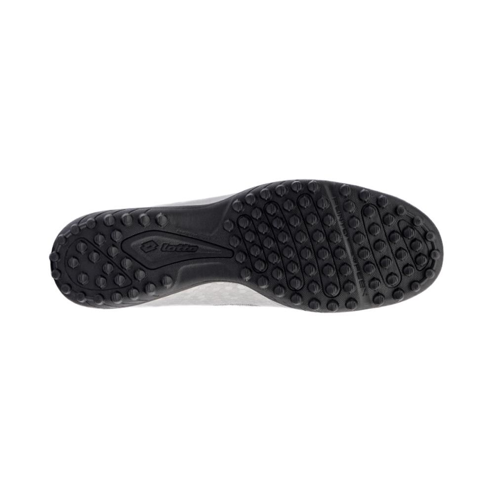 Zapatilla Fútbol Hombre Lotto Maestro Tf Gr/bk Plata image number 2.0