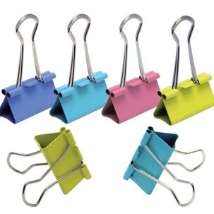 Clips De Carpeta Colores 25 Mm 801-4d Foska