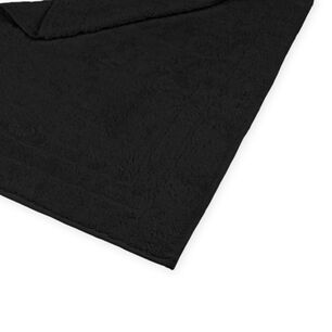 Toalla De Piso Lom 40x50 Centimetros / Negro Lourdes