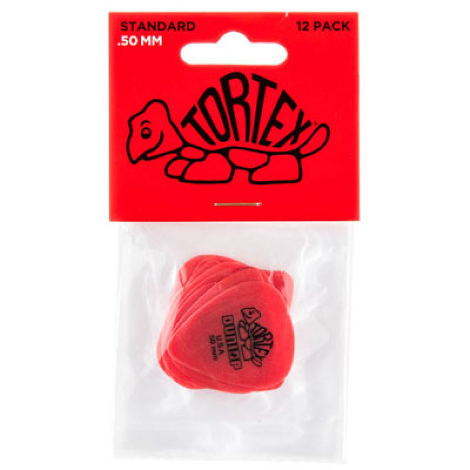 U&ntilde;etas Dunlop 418 Tortex Standard 0.50 Pack 12un image number 2.0