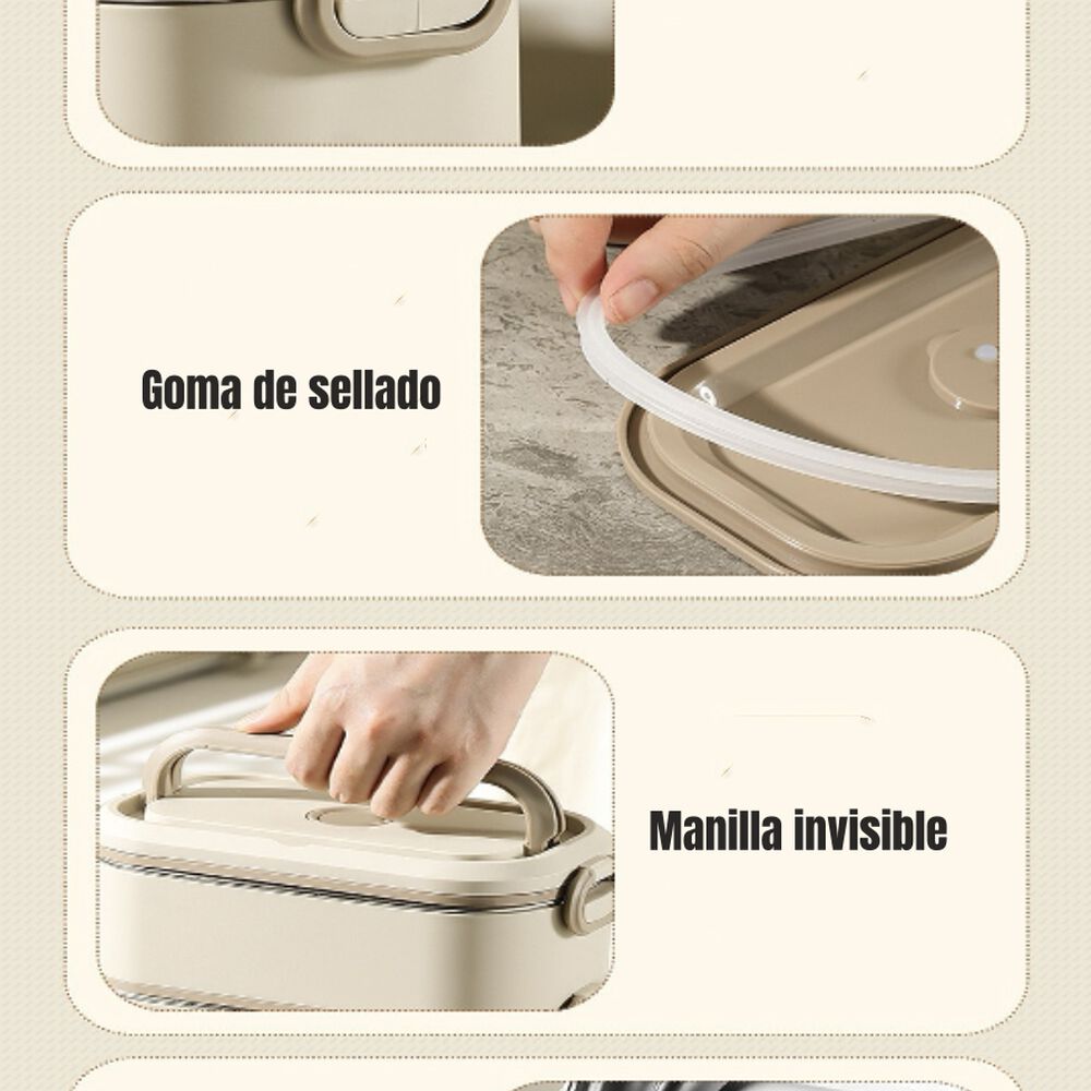 Lonchera Fiambrera Calentadora Más Bolso Térmico Lubabycas image number 6.0