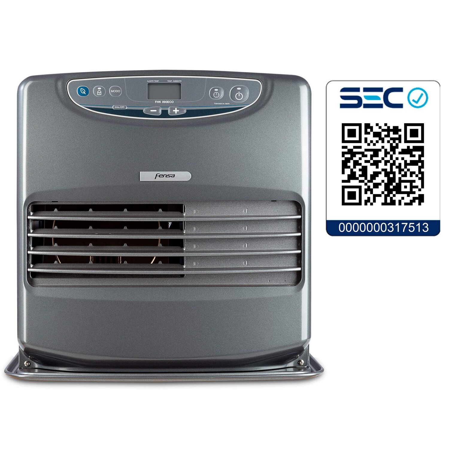Estufa Parafina L&aacute;ser Fensa 9 Litros 4,65kw Eco Fhk 990 image number 1.0