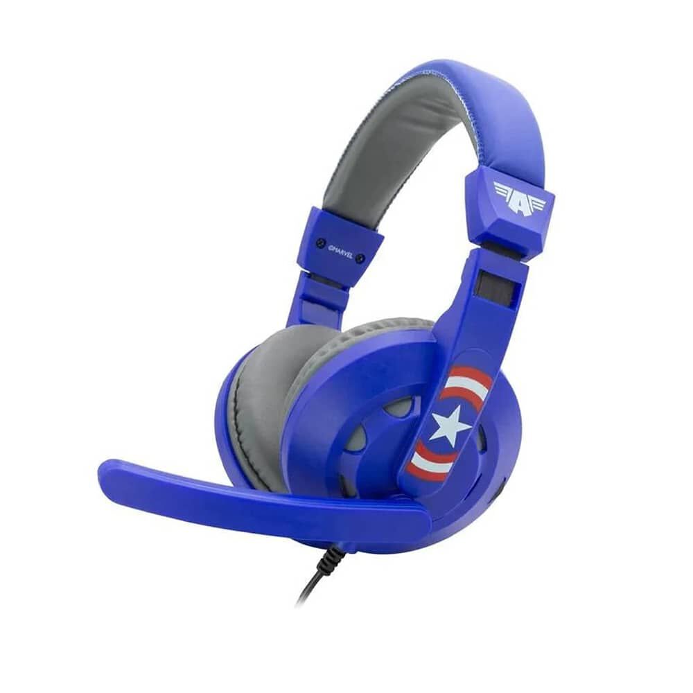 Kit Combo Teclado Mouse Aud&iacute;fono Gamer Marvel Capit&aacute;n America image number 2.0