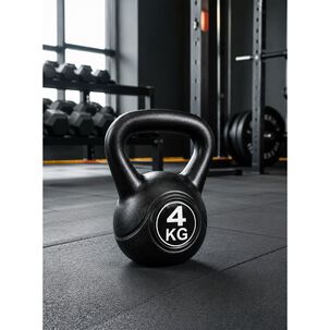 Pesa Rusa Kettlebell 4kg Entrenamientocrossfit Fitness Negro