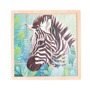Puzzle Cebra Madera