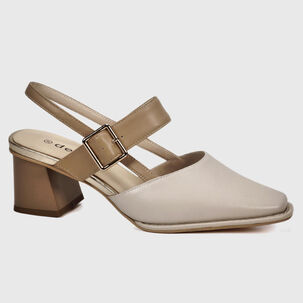 Zapato Cuero Finnye Beige
