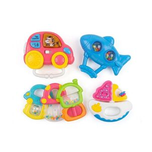 Set 4 Piezas Sonajero Beb&eacute; Juguete Estimulaci&oacute;n Sensorial