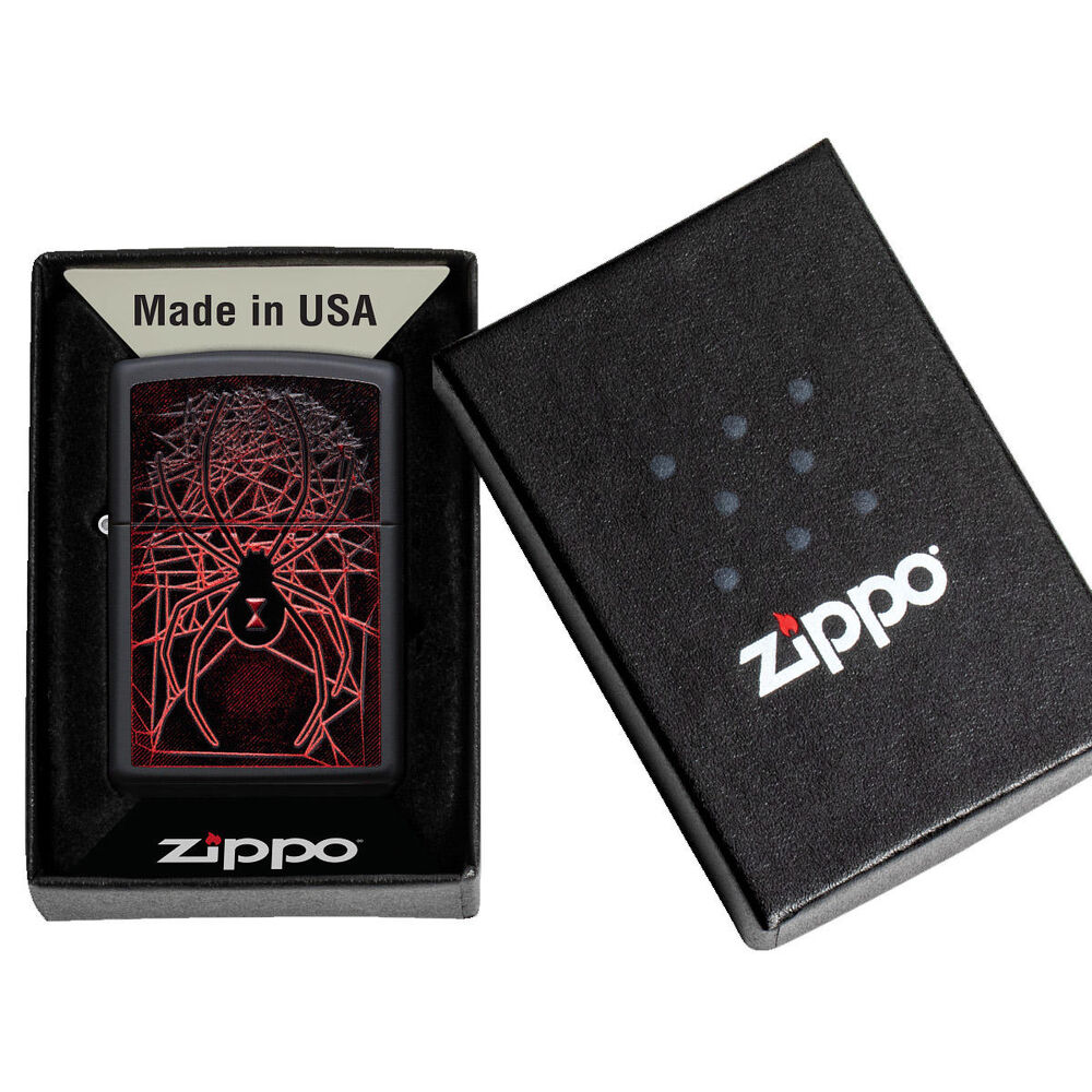Encendedor Zippo 218 Spider Design Negro Zp49791 image number 4.0