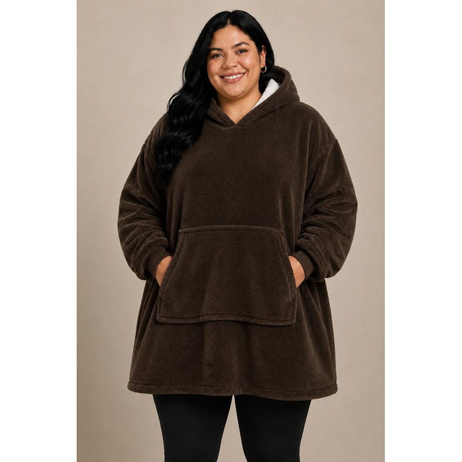 Poleron Felpa Capucha Manta Polar Invierno Unisex Talla Unic image number 15.0