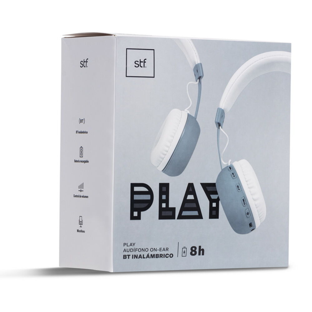 Audifonos Bluetooth Stf Play On-ear Gris image number 3.0