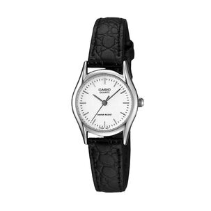 Reloj De Mujer Casio Black Cuero Ltp-1094e-7ardf