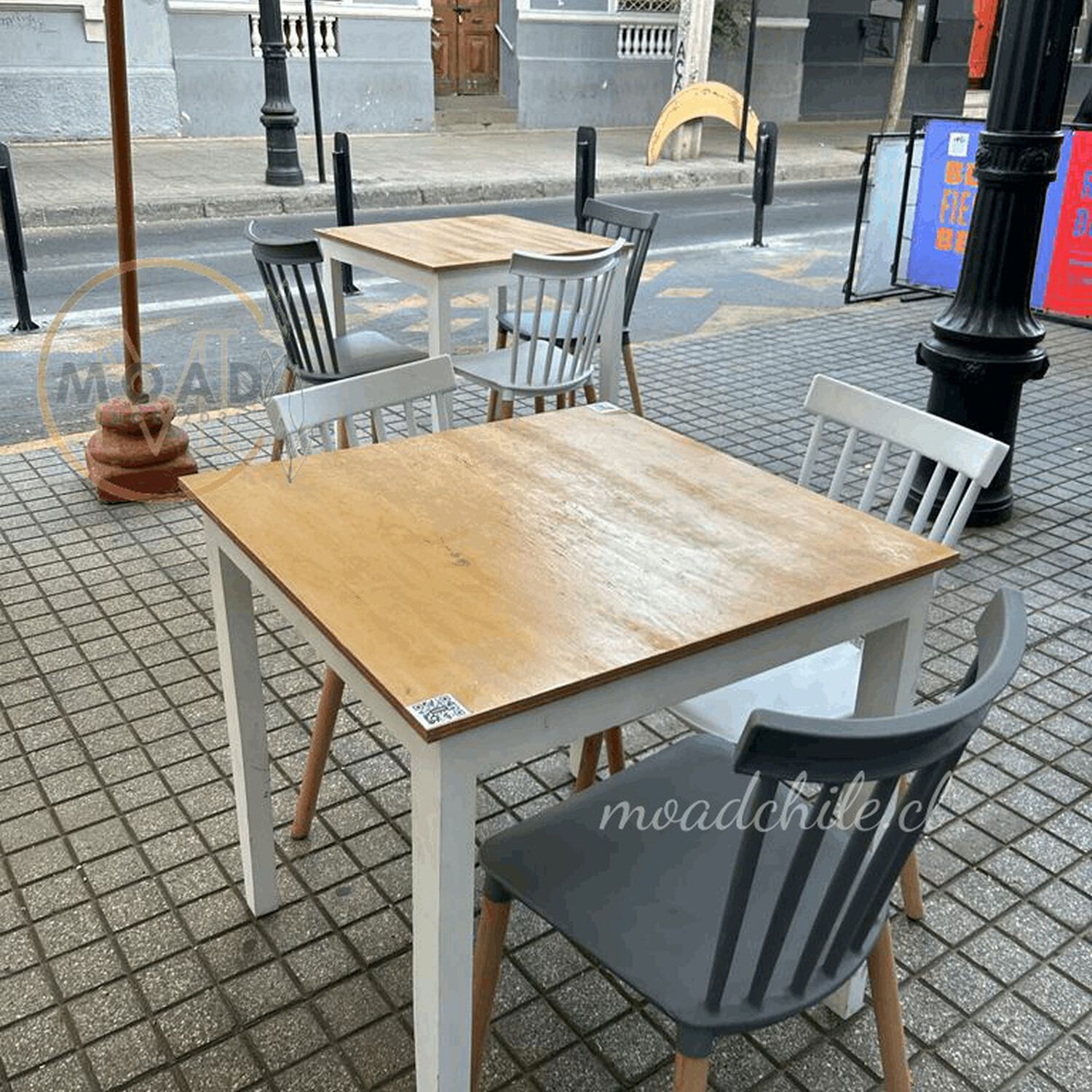 Silla Windsor De Polipropileno Con Base De Madera image number 2.0