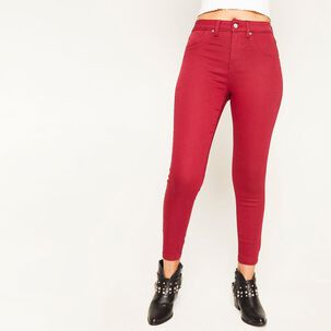 Jeans Tiro Alto Super Skinny Mujer Rolly Go