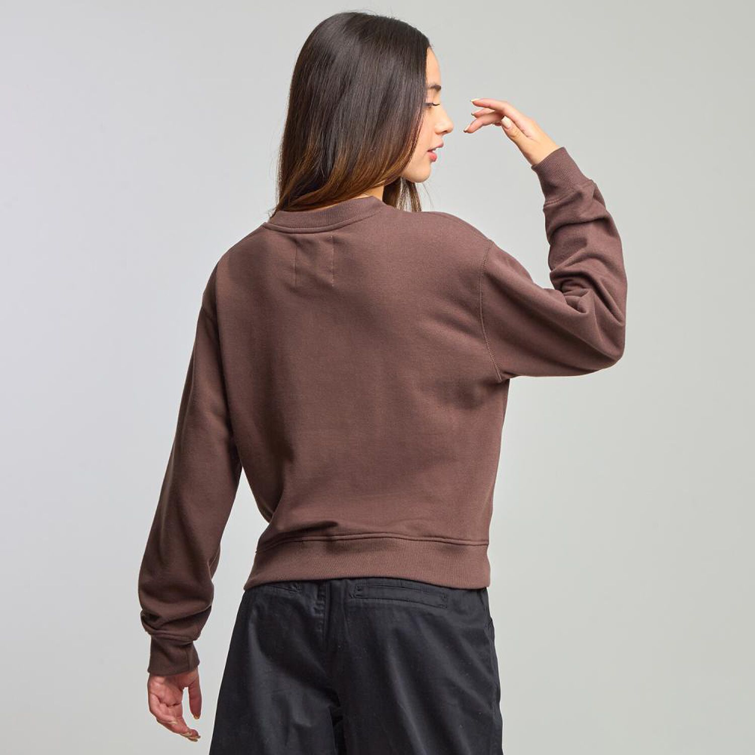Poler&oacute;n Estampado Regular Cuello Redondo Mujer Freedom image number 3.0