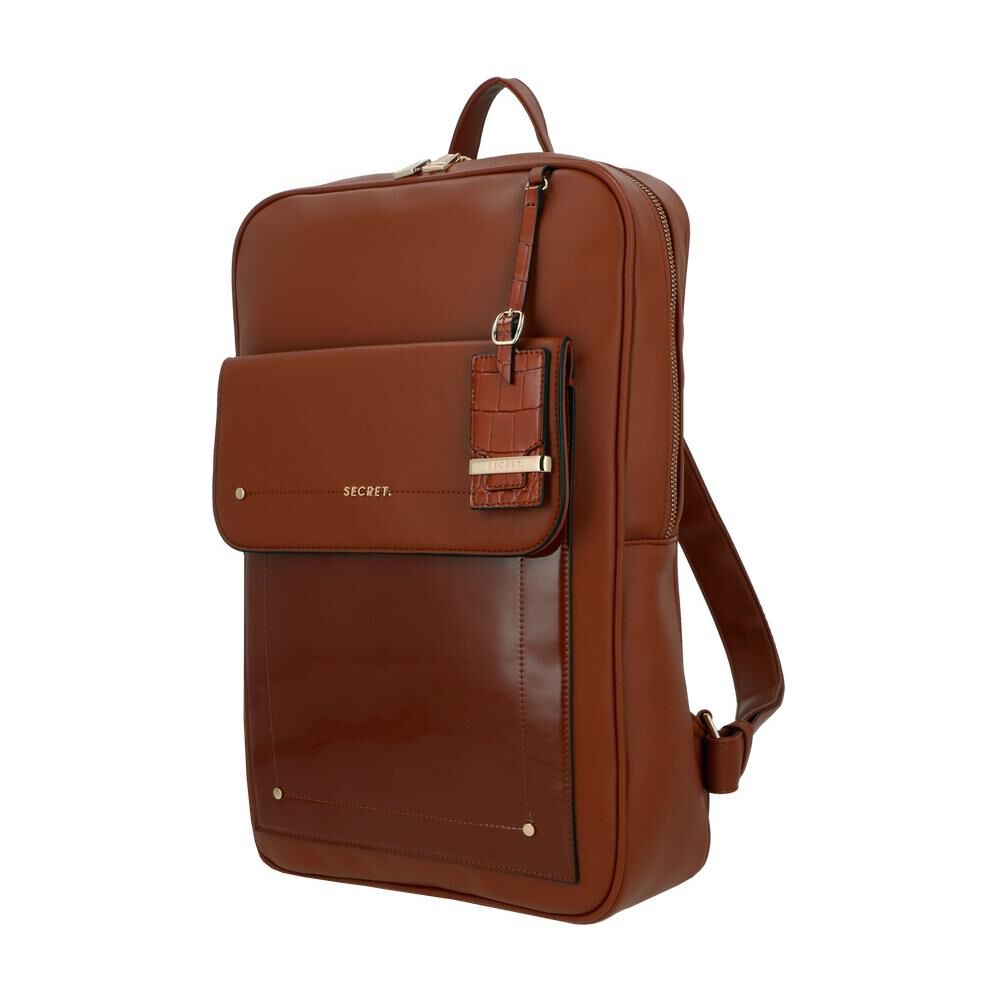 Mochila Notebook Secret Brasilia Sc6 Café 15" image number 1.0