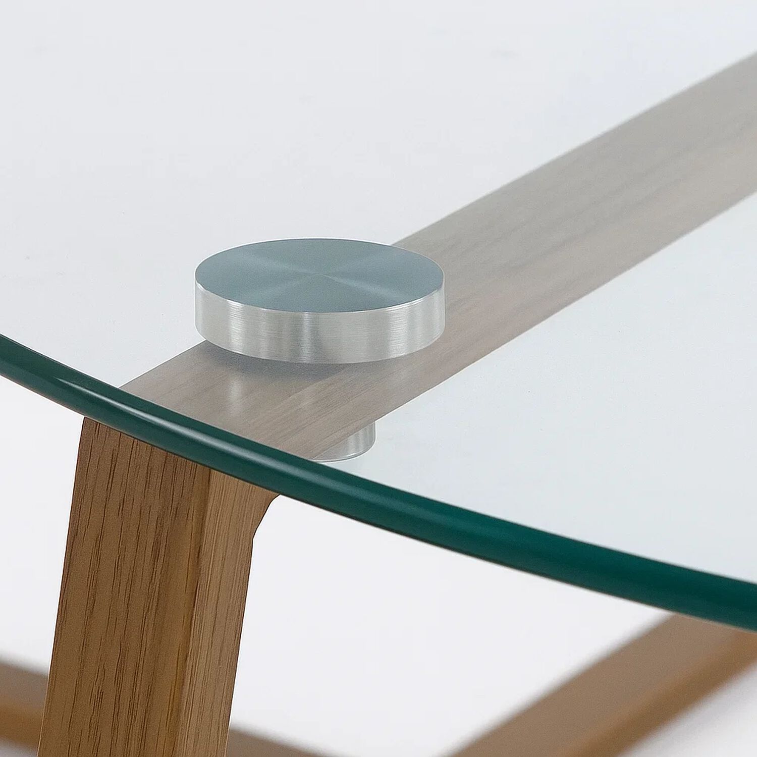 Mesa De Centro Para Living De Vidrio Y Metal 80cm image number 10.0