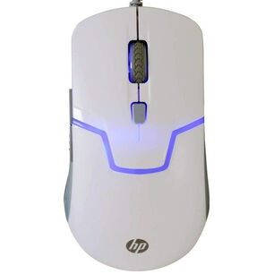 Mouse Gamer Usb Retroiluminaci&oacute;n Rgb Hp M100 Blanco - Ps