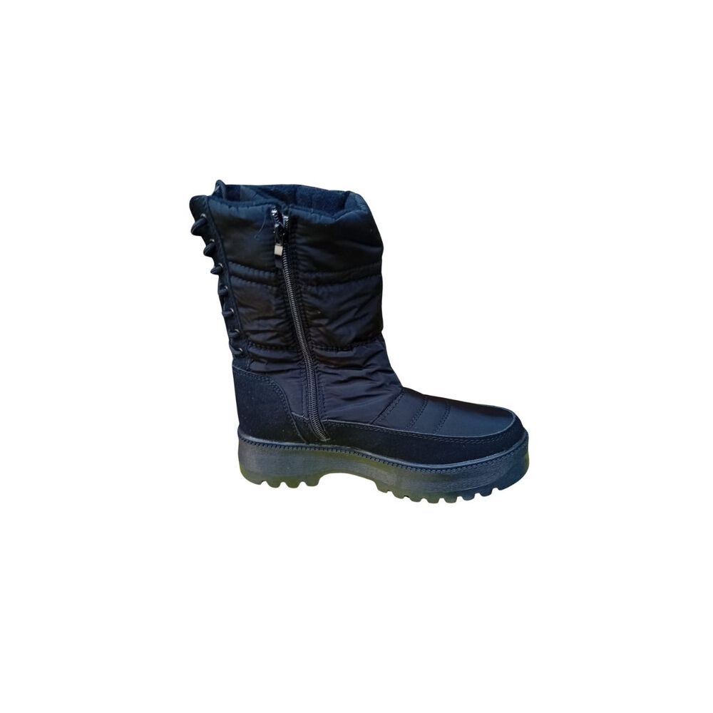 Botas Botines Impermeables Forradas Con Chiporro - Negro image number 1.0