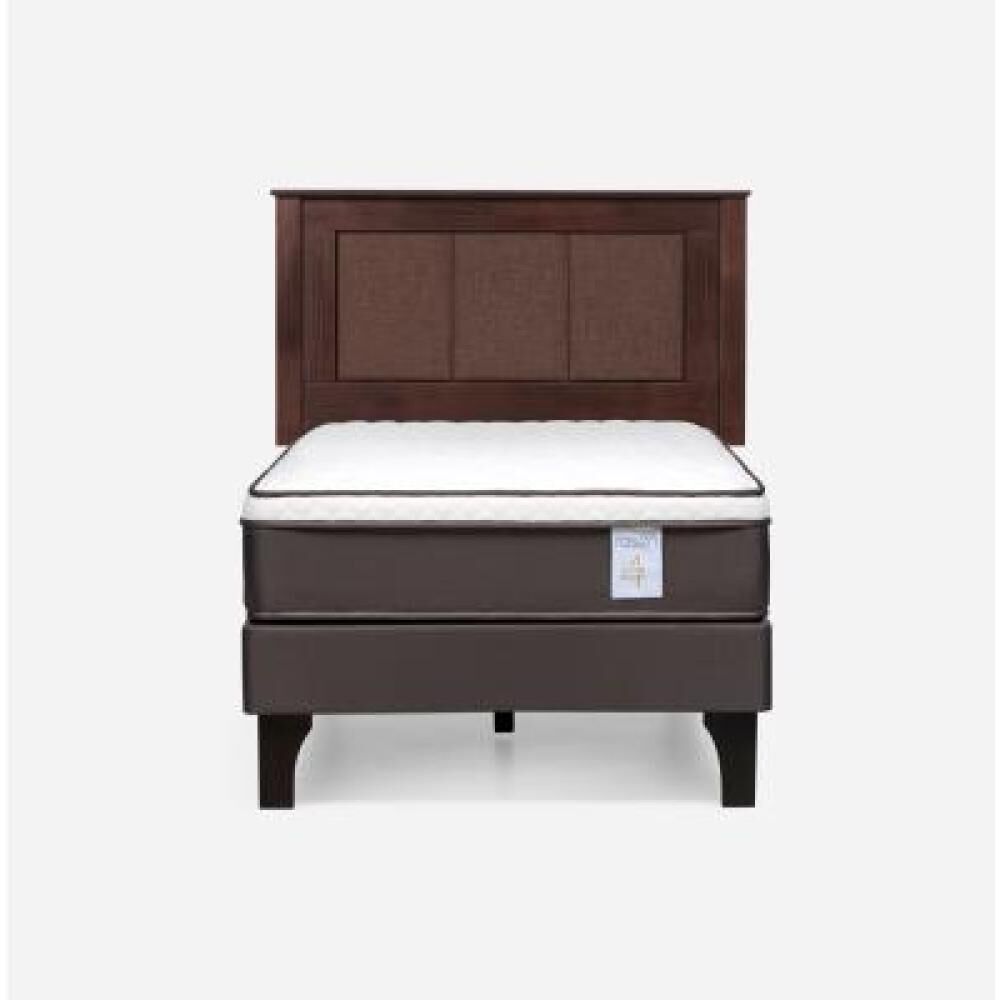 Cama Europea Rosen New Style 4 Plus / 1 Plaza / Base Normal + Respaldo Rachel image number 7.0