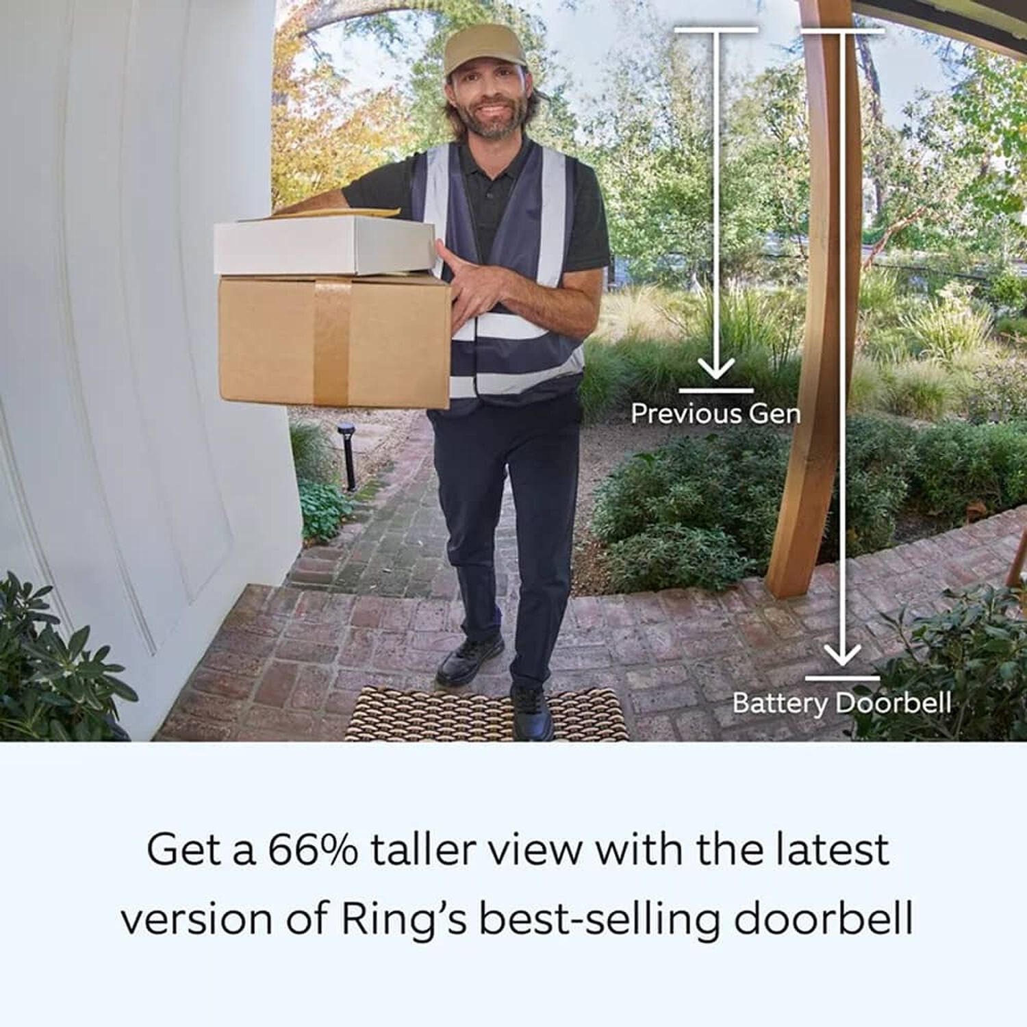 Timbre Ring Battery Doorbell Color Niquel image number 2.0