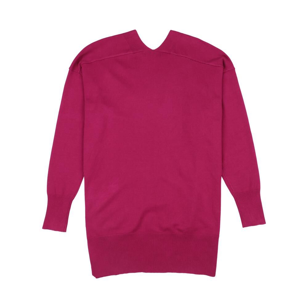 Tapado Liso Con Bolsillos Cuello Solapa Mujer Lesage image number 1.0