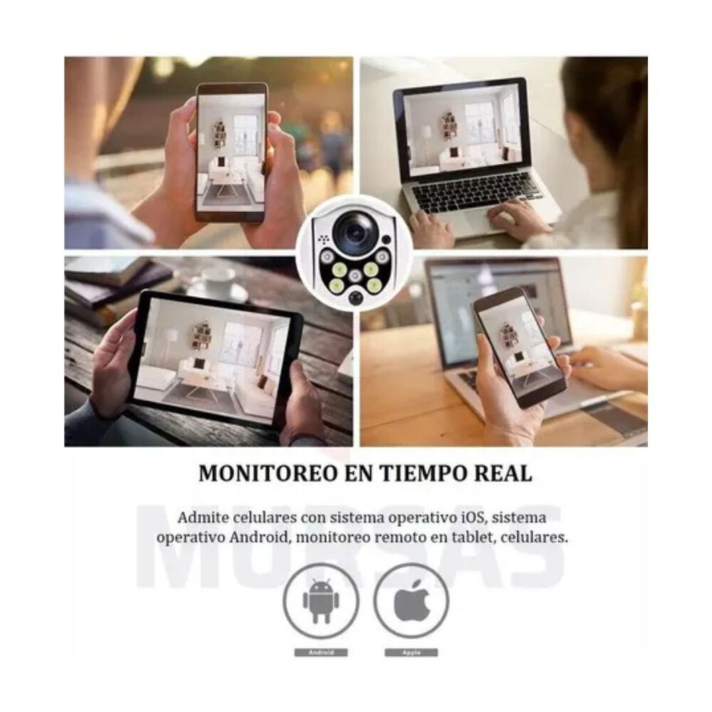 Camara Ip De Seguridad Exterior 1080 Domo 360 Ptz Land Wifi image number 3.0