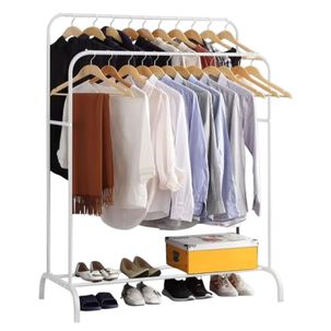 Perchero Organizador Colgante Doble Barra Tendedero Colgador