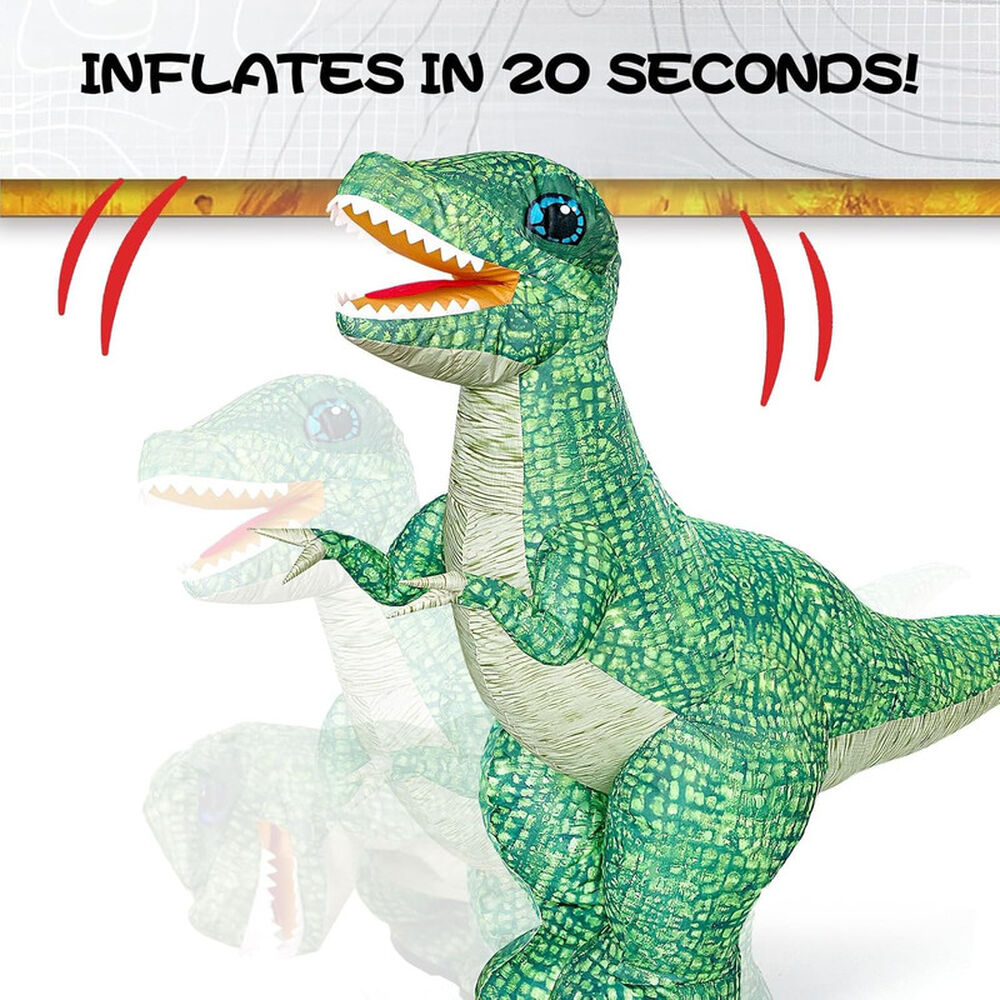 Dinosaurio Infable 90 Cm Grande Con Control Remoto image number 2.0