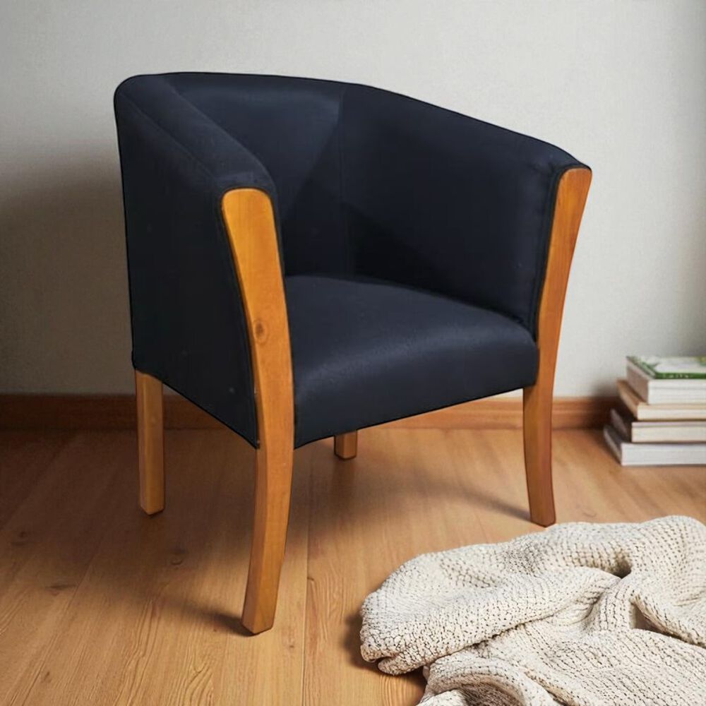 Sitial En Lino Negro image number 1.0